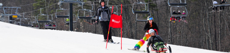 Therapeutic Adventures helps individuals with disabilities ride the ski slopes at Ƶ Resort