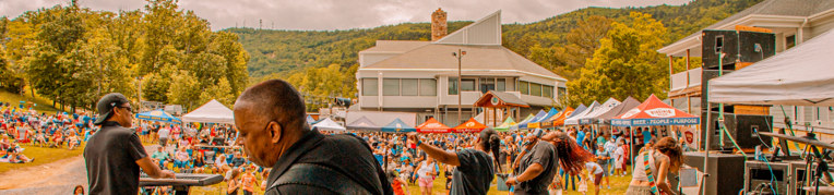View of the ValleyFest Beer & Wine Festival at Ƶ Resort