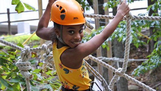 A girl at the Ƶ Family Adventure Park